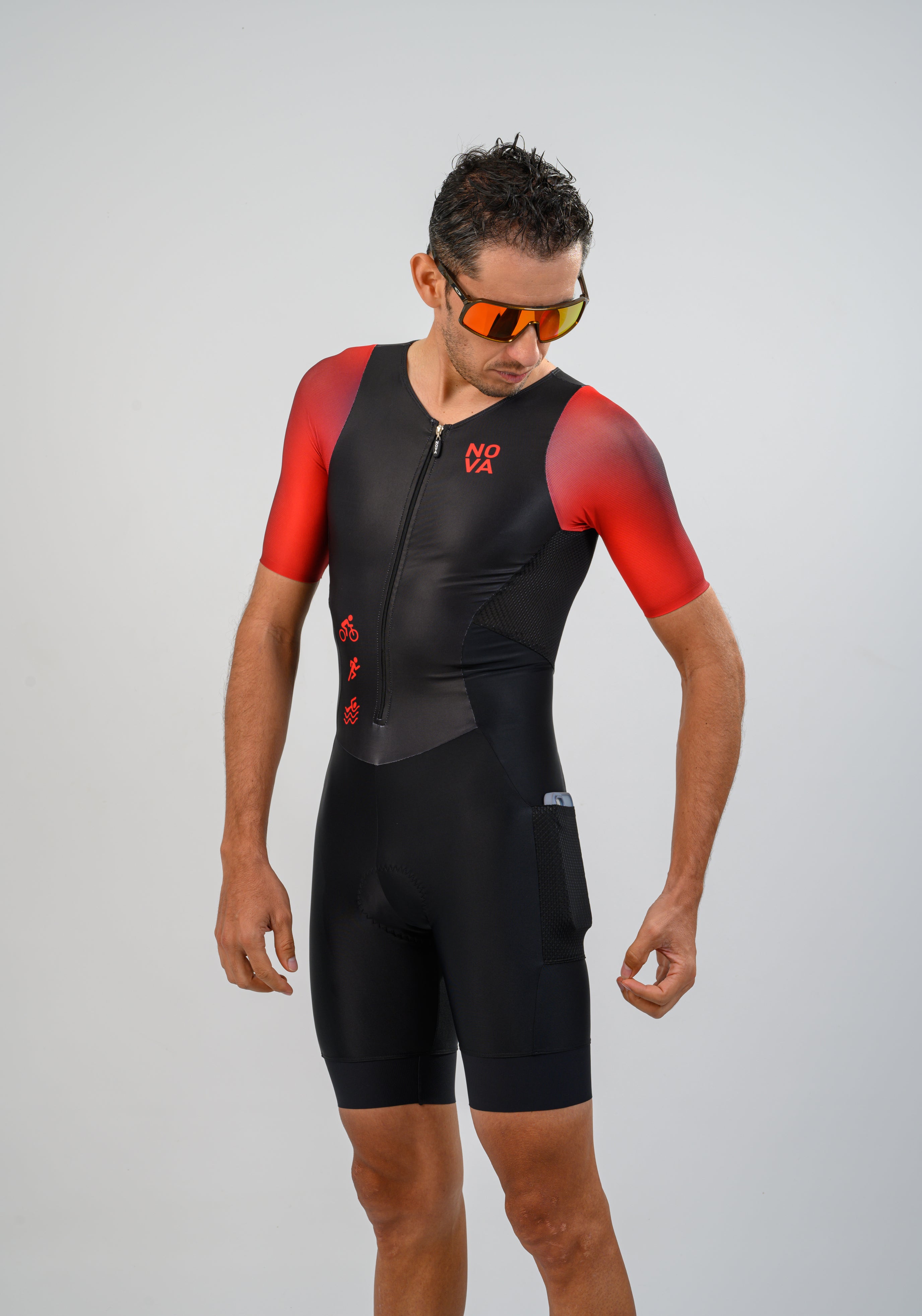 Enterizo Triatlón con mangas